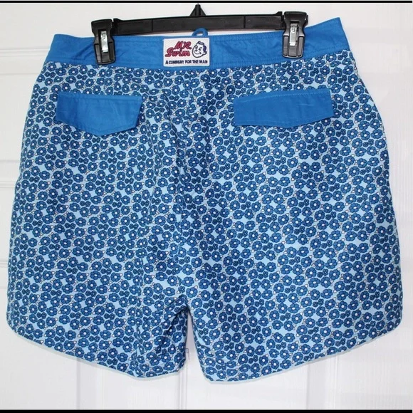 Mr. SwimTropical Lt Blue Board Shorts